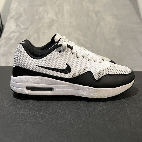 Nike Air Max 1 Golf Mens 7.5 White Black CI7576-100 Athletic Spikeless main image 7